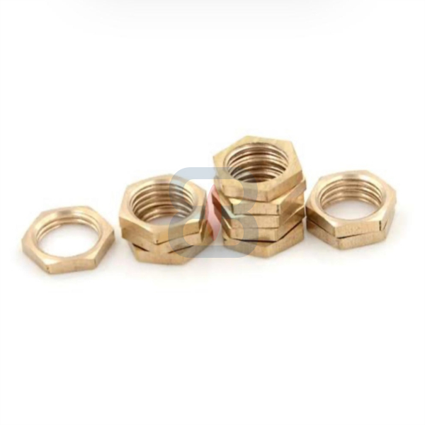 Brass Hex Lock Nuts